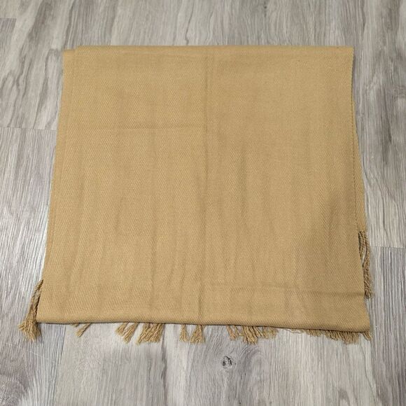 Cashmillion Tan Wrap Scarf - Picture 4 of 5
